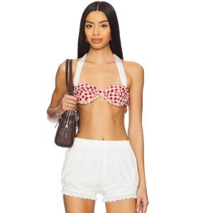 White Diaper Shorts Size S